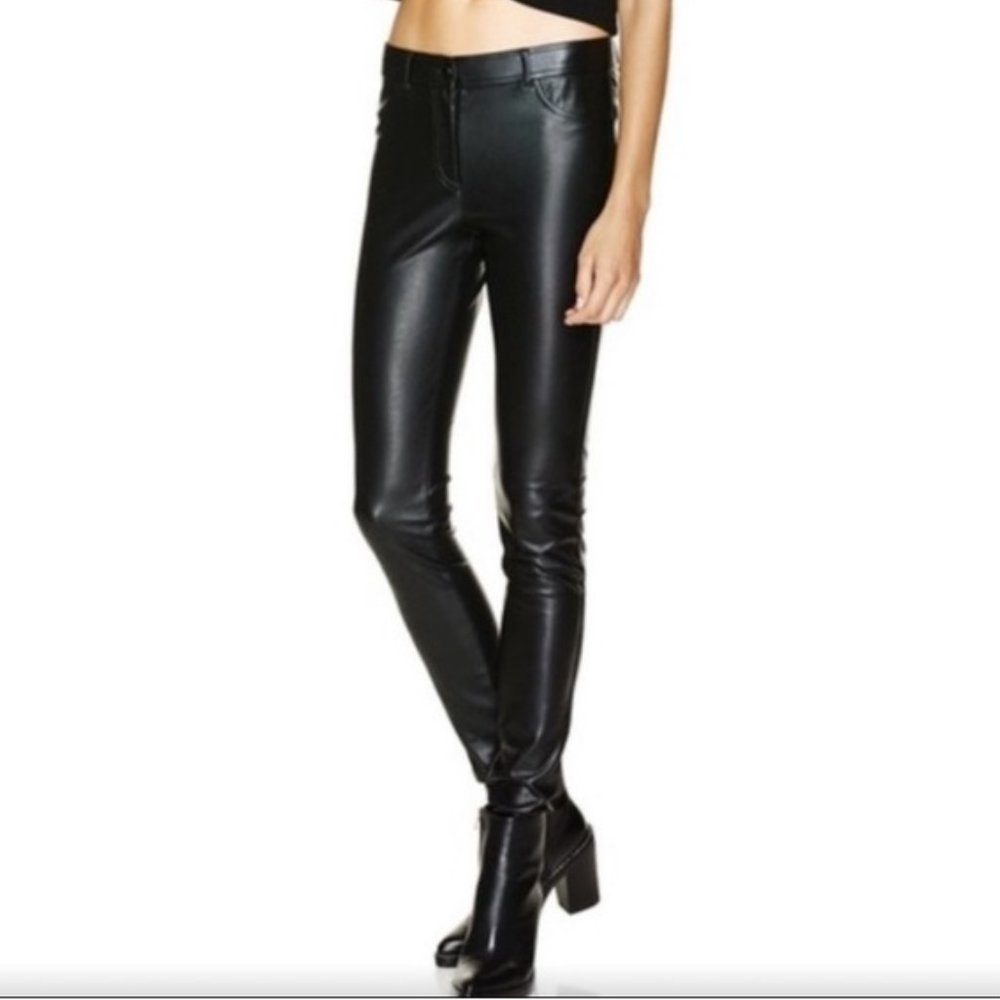 Aritzia Wilfred Free Faux Leather Pant